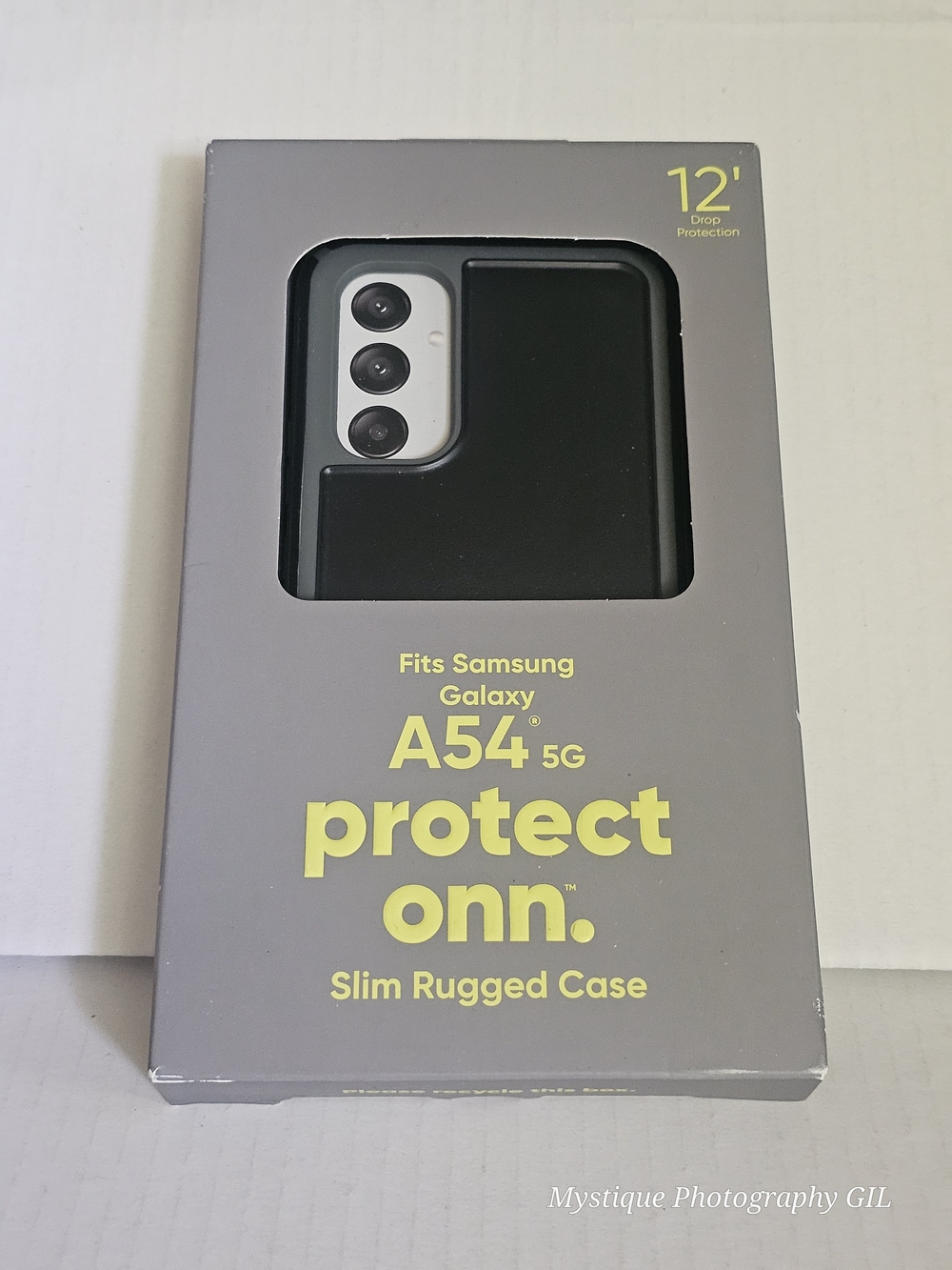 Protect onn. Slim Rugged Case for Samsung Galaxy A54 5G - Black